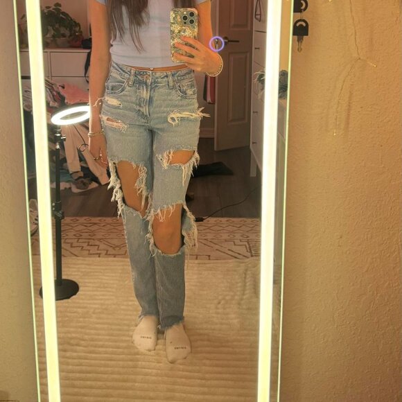 American Eagle Women's Blue Jeans - Picture 1 of 5